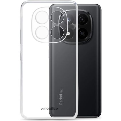 Mobilize Gelly Case Doorzichtig Xiaomi Redmi Note 14 Pro Plus 5G Hoesje Flexibel TPU Backcover - Transparant