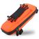 Mobigear Zipper Bag Telefoonhouder Fiets Fietsframe Klem Universeel - 6.5 inch - Oranje