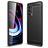 Mobigear Brushed Slim Motorola Edge (2021) Hoesje Flexibel TPU Backcover - Zwart