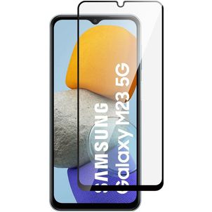 Mobigear Premium Samsung Galaxy M23 Glazen Screenprotector - Case Friendly - Zwart