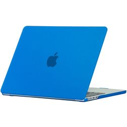 Mobigear Matte MacBook Air 13 Inch (2022-2025) Hoes Hardshell Laptopcover MacBook Case - Donkerblauw - Model A2681 / A3113 / A3240