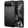 Mobigear Brushed Slim Google Pixel 9 Pro XL Hoesje Flexibel TPU Backcover - Zwart