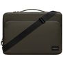 Gaston Luga Däsh Cushioned Briefcase Laptop Aktetas 16 inch Laptoptas + Handvat - Olijfgroen