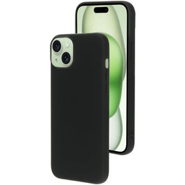 Mobiparts iPhone 15 Plus Siliconen Hoesje Backcover - Zwart Mobiparts iPhone 15 Plus Siliconen Hoesje Backcover - Zwart