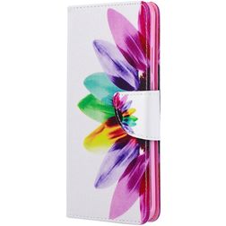 Mobigear Design Huawei P40 Pro Hoesje Bookcase Portemonnee - Zonnebloem