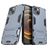 Mobigear Armor Stand iPhone 13 Hoesje Hardcase Backcover Shockproof met Standaard - Blauw