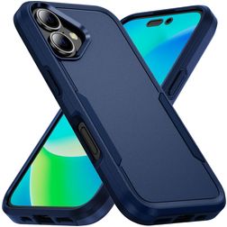 Mobigear Heavy Armor iPhone 16 Hoesje Hardcase Backcover Shockproof - Blauw