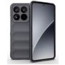 Mobigear Bumpy Xiaomi 15 Pro Hoesje Flexibel TPU Backcover - Grijs