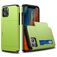 Mobigear Rugged Credit Card Case Green Apple iPhone 12 / 12 Pro