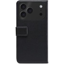 Mobilize Classic Gelly iPhone 17 Pro Hoesje Bookcase Portemonnee - Zwart