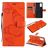 Mobigear Butterfly OPPO Reno 4 Hoesje Bookcase Portemonnee - Oranje