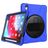 Mobigear SureGrip XGuard iPad Pro 11 Inch (2025) Hoes Hard Kunststof,Siliconen Backcover + Stylus Houder + Schouderband + Standaard - Blauw