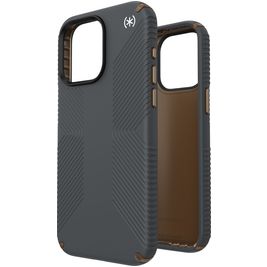 Speck Presidio2 Grip iPhone 15 Pro Max Hoesje Hardcase Backcover Shockproof - Charcoal Grey