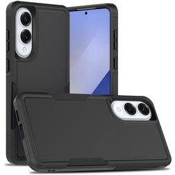 Mobigear Heavy Armor Samsung Galaxy S25 Edge Hoesje Hardcase Backcover Shockproof - Zwart