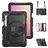 Mobigear SureGrip XGuard Samsung Galaxy Tab S11 Hoes Hard kunststof / Siliconen Backcover + Stylus Houder + Schouderband + Standaard - Zwart