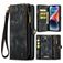 Caseme 008 iPhone 15 Plus Hoesje Uitneembare 2in1 Bookcase Portemonnee - Zwart