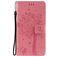 Mobigear Tree Samsung Galaxy S21 Hoesje Bookcase Portemonnee - Magenta