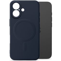 My Style Protective Flex iPhone 16 MagSafe Hoesje Flexibel TPU Backcover - Marineblauw
