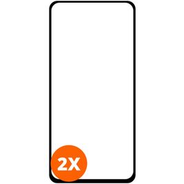Mobigear Premium Motorola Moto G8 Power Glazen Screenprotector - Case Friendly - Zwart (2-Pack)