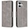 Mobigear Excellent iPhone 17 Hoesje Bookcase Portemonnee - Grijs