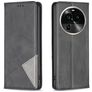Mobigear Rhombus Slim OPPO Find X6 Pro Hoesje Bookcase - Zwart
