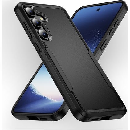 Mobigear Heavy Armor Samsung Galaxy S24 Hoesje Hardcase Backcover Shockproof - Zwart