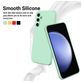 Mobigear Colors Samsung Galaxy M55 Siliconen Hoesje Backcover - Groen