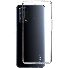 Mobiparts Classic Doorzichtig OPPO Find X3 Lite Hoesje Flexibel TPU Backcover - Transparant
