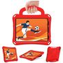 Mobigear Football iPad Air 11 Inch (2026) Hoes EVA Schuim Backcover + Schouderband + Standaard - Rood