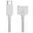Mobigear Nylon Braided USB-C naar Apple MagSafe 3 Kabel 2 Meter - Wit