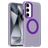 Mobigear Shockproof Samsung Galaxy S24 FE MagSafe Hoesje Hardcase Backcover - Paars