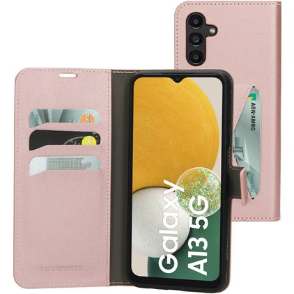 Mobiparts Classic Wallet Samsung Galaxy A13 5G Hoesje Bookcase Portemonnee - Roze