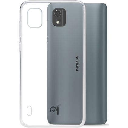 Mobilize Gelly Doorzichtig Nokia C2 2E Hoesje Flexibel TPU Backcover - Transparant