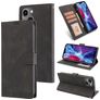 Mobigear Wallet iPhone 14 Hoesje Bookcase Portemonnee - Zwart