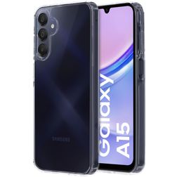 Mobiparts Classic Doorzichtig Samsung Galaxy A15 Hoesje Hardcase Backcover - Transparant