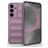 Mobigear Bumpy Samsung Galaxy S25 Plus Hoesje Flexibel TPU Backcover - Paars