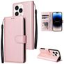 Mobigear Wallet iPhone 14 Pro Max Hoesje Bookcase Portemonnee - Roségoud