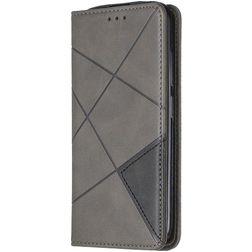 Mobigear Rhombus Slim Nokia 2.2 Hoesje Bookcase - Grijs