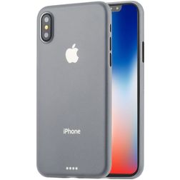 Mobigear Ultra Slim Doorzichtig iPhone XS Hoesje Hardcase Extra Dun Backcover - Transparant