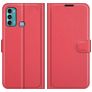 Mobigear Classic Motorola Moto G60 Hoesje Bookcase Portemonnee - Rood