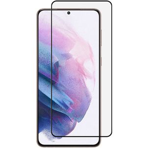 Mobigear Premium Samsung Galaxy S21 Plus Glazen Screenprotector - Case Friendly - Zwart