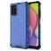 Mobigear Honeycomb Samsung Galaxy A03s Hoesje Hardcase Backcover Shockproof - Blauw