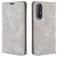 Mobigear Retro Slim OPPO Reno 3 Pro Hoesje Bookcase Portemonnee - Grijs