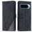 Mobigear Rhombus Google Pixel 9 Pro Hoesje Bookcase Portemonnee - Zwart
