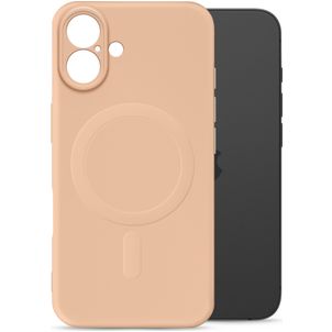 My Style Protective Flex iPhone 16 Plus MagSafe Hoesje Flexibel TPU Backcover - Soft Pink