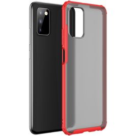 Mobigear Shockproof Samsung Galaxy A03s Hoesje Hardcase Backcover Shockproof - Rood