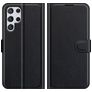 Mobigear Classic Samsung Galaxy S22 Ultra Hoesje Bookcase Portemonnee - Zwart