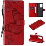 Mobigear Butterfly OPPO A94 5G Hoesje Bookcase Portemonnee - Rood