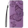 Mobigear Butterfly HONOR 200 Lite Hoesje Bookcase Portemonnee - Paars