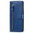 Mobigear Zipper Xiaomi Redmi Note 9 Hoesje Bookcase Portemonnee - Blauw